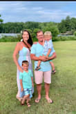 It's okay. It served its purpose for our family photo shoot but I don't think I'll ever use it again. It fit nicely but the cut isn't flattering. Colours are beautiful and true. The dress definitely needed a belt to give it shape. If you buy it I highly recommend using a belt. - Alison L.