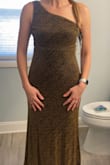 The color on the model is nothing like the dress I got. I was so excited for this. Completely let down. - Brittany C.