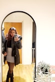 It fits really well and the fabric is great. I wore it with a black bodysuit for a night out. - Sanjana M.