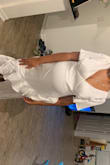I'm six months pregnant and if I weren't I'd totally get married in this dress. It was good quality I got an XL. It was tight around my belly which is 38 inches right now. I think they should carry xxl too. I ended up going with the loved for life sparkle dress that looked much better but this dress is super cute too - Tonya S.