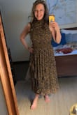 I bought this along with another dress for a wedding in Asheville, North Carolina this spring. I bought this in small when I normally wear a medium. Good decision. It's not too tight and I didn't want it to be too voluminous. I'm going to wear the other dress because I love that as well but I'm keeping this one because it's super cute and very versatile. I am a first time shopper at Lulus but definitely will be back! - Pam H.