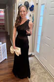 I was worried the XS would be too small so I ordered a Small as well but the XS was perfect. The length was perfect for me with heels so I didnt have to get it hemmed. I liked that there is no slit in the side but that does keep a lot of warmth in so take that into consideration for the occasion you buy it for. I would definitely recommend. - Michelle