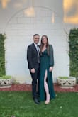 Wore this dress to a wedding and got tons of compliments. It is high quality and not too thin. I didn't have to wear a bra or any supportive undergarments at all. It is long and will need to be altered for shorter people. I'm 5'10 and wore heels and I felt like even I could have had it be a little bit shorter. But it really is a stunning dress and is very flattering. - Caitlin M.