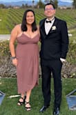 This dress was pretty.  Of the dresses I ordered from Lulus, this was definitely my safety dress. Not really a show stopper but it was comfortable and pretty.  I also think I'll be able to repurpose this dress so that's a plus. - Christine V.