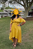 This is a gorgeous wraparound dress but as others have said it is tight at the chest if you have big boobs. The snap button that keeps the dress closed at the chest is a joke and will pop open if you make any movements. I had to use a bunch of Hollywood fashion tape and safety pins to keep from exposing myself. The dress material is also a little see-through so there is a chance that any shapewear you have on will be visible through the dress, so wear dark shapewear if possible. 

That being said, I'm still glad I got this dress and it's definitely a unique color to wear at a wedding. It just takes some effort to make it work so I think it should be cheaper than what Lulu's is charging. - Bhoomi P.
