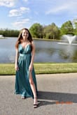 I love this dress. It is so comfortable and fits me perfectly. Only thing is that the color does not match the picture, it is much darker in person. - Riley V.