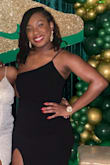 I searched up and down for a dress to wear to a sneaker ball. This dress worked perfectly! I wear a size L in Lulu's dresses because my hips are wide. I ordered sizes L and XL because folks said it ran small. Both fit fine but the L gave me the more form fitting look I wanted. If you're in between the large will work! I can't wait to wear it with heels as well! - Natasha B.