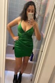 This dress hugs all the right spots and it's so comfortable, can easily dance the night away in this!! The color is beautiful & eye catching in person & the material feels so nice for the price. - Whitley Z.