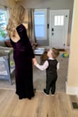 I wore this to a winter wedding. It was elegant and fit like a glove. I got lots of complements on this dress. It also was not too long to wear with flats, which I was pleased it did not need hemming. 

LOVE! - Sarah R.