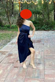 Loved this dress for a Florida winter wedding. Fit great&loose enough to dance but still form fitting. Material is light and flowy. Will need to steam to remove wrinkles. - Laura G.