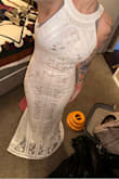 Loved this dress! Flattering and it looks expensive. I didn't go with this dress because it wasn't as comfortable as another simple satin Lulu dress I purchased because of all the beading but it's perfect for a wedding! - Lindsey B.