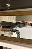 This dress fits like a glove!!! I am normally a small but in my 5th month pregnant so I got a medium! It's super stretchy so I an hoping to be able to wear it for a while! - Savannah I.