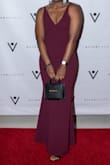This dress fits perfectly. The lining goes all the way to the floor, so I didn't have to worry about pantylines or bunching. I'm 5'4" and I wore it with 3" heels. - Darshay B.