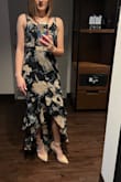 Very light material, fresh and delicate. I love it fits perfectly - Patricia H.