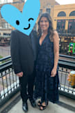 This dress is literally the most perfect formal/black tie optional/black tie wedding guest dress. I received so many compliments all night long, I was comfortable in it, and I felt so beautiful!! If you aren't a fan of showing cleavage, this is NOT the dress for you, but I think it's tasteful enough since you're covered everywhere else. Make sure you wear a plunging bra with it (I ordered a cheap one on Amazon). I really hope I have an excuse to wear this dress again soon! - Kristen H.