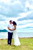I truly cannot believe that I finally found my dress! We decided to elope in Hawaii - I had about 2 weeks to find a dress and ordered 10 different ones from Lulus(amazing customer service). I never thought I'd be comfortable in something like this, but once it was on - I KNEW. It has the most beautiful beadwork, tulle overlay skirt, and beaded straps that tie it all together. It has a floral pattern to the beading which really fits the Hawaiian theme. I went braless for a natural look and felt like a queen. This dress is the most amazing dress because it flattered my 6-month postpartum body and was so flowy, I wore it all day and through pictures. Just an amazing find - thank you, Lulus! - Liz C.