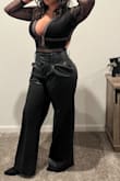 Absolutely loved this top!! It was comfortable and I got so many compliments. I didn't have a problem with slipping at all, held my girls in place all night - NaResha P.