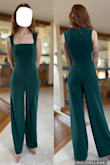 I'm in LOVE with this jumpsuit. I've never owned one before, but this is just so perfect and makes for such an excellent clothing statement for me. It caught my eye during their bestsellers sale a couple days ago and I'm so so glad I bought it. Purchasing online can be risky, so I scoured the reviews and photos trying to determine if it's worth it so I wouldn't have to go through the hassle of returning. It fits perfectly on me right out of the bag. I'm like 5'9 3/4 and am wearing three inch heels that are actually also from Lulus that I got in the same order and love (Molly Mae taupe suede pumps), so the pants are certainly long but appropriate for anyone tall. Besides that, the color, fabric, and fit is everything I wanted and more :) - Ellie H.
