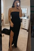 Love this! It fits true to size, I'm usually in between a small and a medium, so it's somewhat snug. The length is perfect for me! The only thing I would change is the neckline - Olivia B.