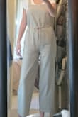 I'm in love with this jumpsuit!!!  I ordered a small and it's a little baggy but I don't think I would want it any tighter.  Super comfy and a great vacation piece. If it came in other colors I would buy them all. Very satisfied with the fabric and color. - Laurie V.