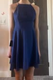 I really loved this dress online (the price too) and ordered it for my first 7th grade dance.  This was my first time on Lulus, a freind recommended me this site. I took the fit finder quiz, and it said it would be too big. I ended up ordering another dress in xxs on sale. Of course, I ordered this dress anyway. It fit Perfectly, thanks to the adjustable straps. For me, it measured 3 inches above the knee. It is super cute, and am so exited to wear this! - Brooke G.