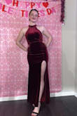 I wore this to a winter formal and I was so glad I chose it. Very flattering, the slit adds a little zing, and the color is so rich and beautiful. It's perfect for winter and I got several compliments - Kate A.