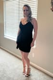 I have never felt this good in a dress before. Fit perfectly and had the perfect amount of material in the front to hide my mom pooch. Which is my biggest insecurity. I felt incredible all night. Don't second guess on this. Buy this dress! You won't regret it. - Holly S.