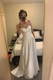 I love this dress - I ordered 6 other dresses from Lulus and finally landed on this one. I love the fullness of the skirt, the sweetheart neckline, and the drapeyness of the material. I will have the length altered (obviously) and the slit lowered as it goes right up to my underwear but other than that I love! - Shannon M.
