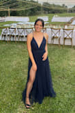 I got eight dresses from different sites and this was by far my favorite! It was pretty long, but I just hemmed it and it was all good. My usual size is a small, I got an XS, but it fit perfect, other than the waistband which was a little tight, but manageable. The straps are adjustable, which is super helpful. Overall would totally recommend, and probably size down. - Angelica M.