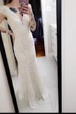 I read reviews that the dress runs large so I got a xxs instead of my xs and it was a perfect fit. Only issue is the zipper gets stuck... A LOT but I don't want to deal with sending it back over a zipper I could possibly fix myself. Other than the zipper I am so excited about my dress - Cheyenne R.
