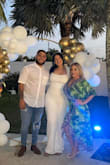 I purchased this jumpsuit for my engagement party. Since it was an outdoor event and I live in south FL, I wanted something comfortable. I'm so happy I went with this jumpsuit. It fit like a glove and extenuated my curves. I loved that it was a nice stretch to it. - Andrea L.