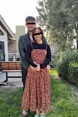 I've always struggled with midi dresses becoming maxi dresses on me, but this dress sits high enough on me to actually be a midi LOL. The cut, material, and print also make this super versatile and I've dressed this up for date night and down for just hanging out with the in-laws. Highly recommend! - Ginah H.