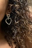 These heart earrings are so cute & feminine without being too much. Love them. - Jaleesa S.
