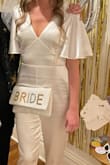 Wore this to our disco-themed engagement party and it was a total hit, got so many compliments (as usual when I order from Lulus). Ordered a small and it fit perfectly, was difficult to bend over at all though as there's not a ton of give in the material. It also wasn't see-through to my surprise, which was a huge plus. Loved the sleeves. - Hanya S.