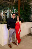 I'm 6 months pregnant and needed a formal dress for a wedding and this dress delivered! I'm normally an XS but sized up to a small and it fit perfectly the only thing it was a little to long but can be fixed with some high heals or taken in to get altered. Over all i was comfortable all night and my baby bump looked so cute. - Maricruz Q.