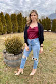 I wore this to a winery to celebrate Valentine's Day with my boyfriend and i loved it! I felt so sexy in it and it fit me perfectly! - Jackie K.