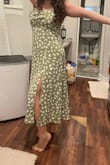 Love love love this dress! So flowy and comfortable, the slit in the leg is classy and cute - Angelica C.