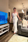 This was my second choice wedding dress! I didn't pick it because I thought I would be self-conscious all day in it. It was so comfortable though and was just stunning. - Amy B.