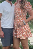 I love this dress so much I have it in both colors. It's perfect for wine tasting in Italy, or whatever occasion. It's a perfect summer sundress. I am 5'10" with a very athletic build and usually wear a M in most Lulus items. However, I sized up to a large on this one as the bust was a bit tight. Obviously would buy it again, since I did! - Alexis G.