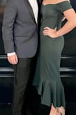 I bought this dress for a black tie wedding and it was absolutely perfect. The color is nice and not boring. It's formal enough to wear for a black tie wedding, but also informal enough for a regular wedding. There are no seams or zippers. It's incredibly comfortable and versatile. Must buy! - Alexis G.