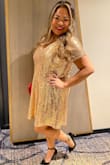 This dress was perfect for NYE. I probably could have sized down but it still fit well. Great purchase! - Theresa S.