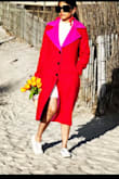 Love the red and pink together such a beautiful coat. - Pam M.
