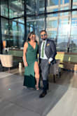 I loved this dress! Perfect combination of a little sexy but still classy. Wore it to a black tie wedding and got compliments all night. I saw a lot of comments from people saying that it was too long and they had to get it hemmed, but I'm 5'5" and with 3" heels it was perfect and didn't need to be hemmed. Definitely recommend! - Jennie T.