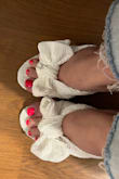 I was actually considering the designer version of this shoe before finding it a few days later here. I am SO happy I purchased this pair from Lulus. They are going to be perfect for my bridal shower. Might even wear them on my wedding day. My feet are wide and these are actually comfortable. - Hilary G.