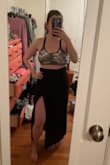 This model is truly werkin' it in the photo to make this cover up look like more than what it truly is - a rectangular blanket with a string. Not worth it unless you are taller than 5'9" and know how to tie this properly. (for reference, I am 5'2" so it is too long for me) - Kelsey M.