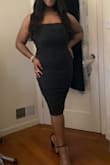 I really love this dress. You can dress it up or dress it down. This is the perfect party dress. If you need a dress to throw on and get drinks this is it. I will be wearing this dresses for a long time! - Jaye E.