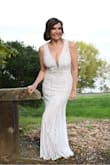 Perfect dress for the occasion! Some of the beading sheds but that's expected for the price. - Lisa G.