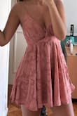 This fit beautifully! Will definitely need tape to keep everything in place, but it looks fantastic. It is short, but at the same time it's so comfy and floaty and flowy... would buy 100 of these! The color is gorgeous. - Josefina M.