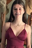 The dress is beautiful!  It fits perfectly. The price was more than reasonable and it got to us super fast. We are definitely Lulus fans! - Brady S.