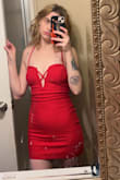 Literally felt like I was oozing sexual energy the second I zipped this dress up. I LOVE IT. And it's decently comfortable. I probably could have gone up a size, but the snug fit is really nice. - Leilani W.